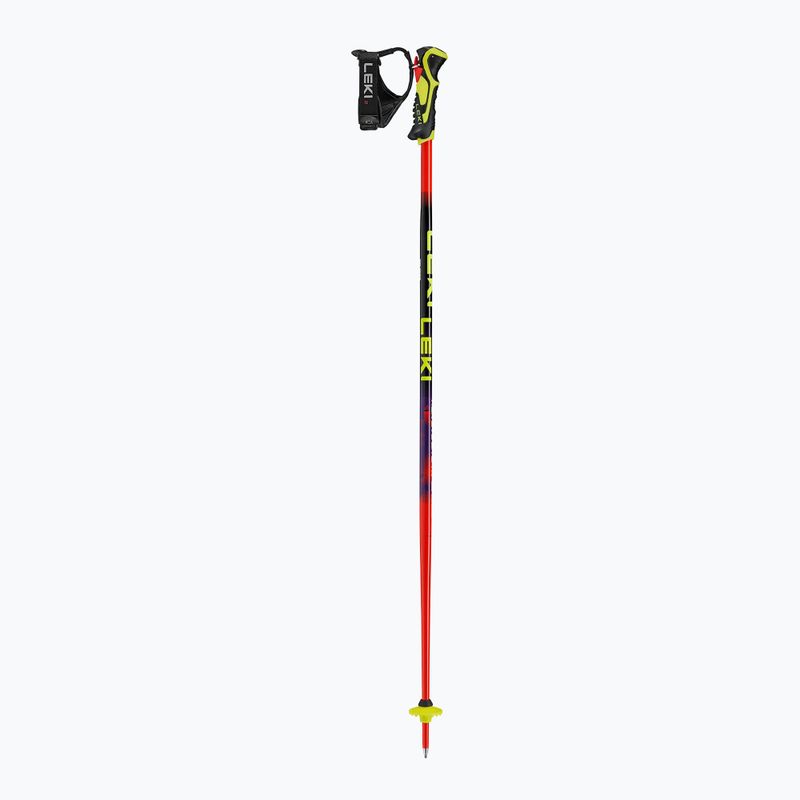 Kije narciarskie dziecięce LEKI WCR Evo Lite SL TR bright red/black/neon yellow 2