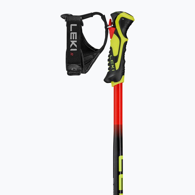 Kije narciarskie dziecięce LEKI WCR Evo Lite SL TR bright red/black/neon yellow 3