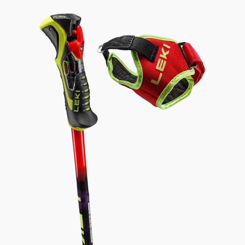 Kije narciarskie dziecięce LEKI WCR Pro Lite SL TR bright red/black/neon yellow 4