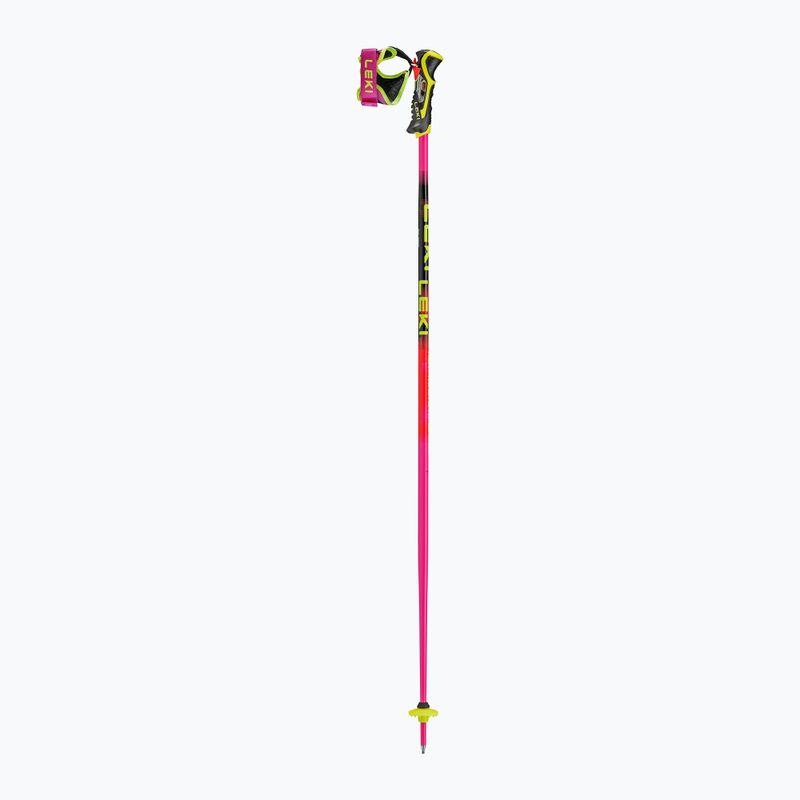 Kije narciarskie dziecięce LEKI WCR Pro Lite SL TR neon pink/black/neon yellow 2