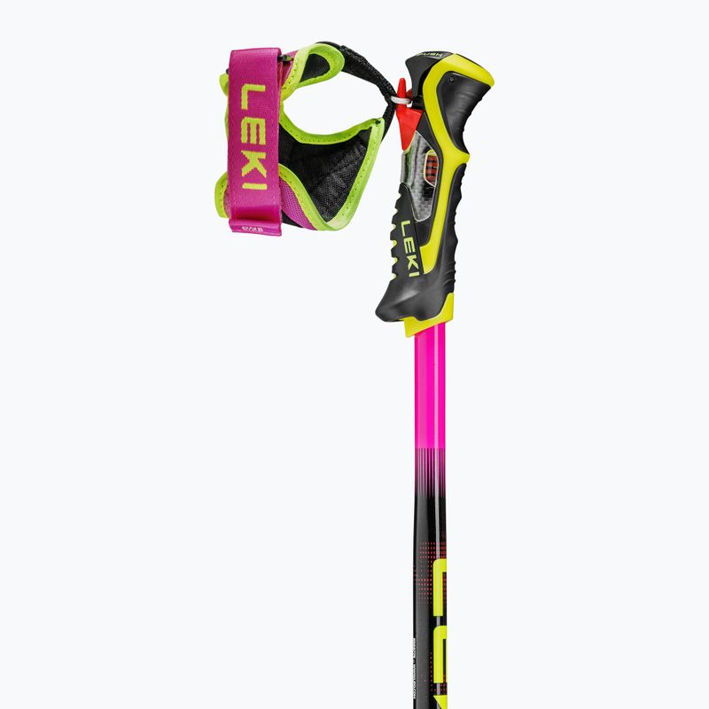 Kije narciarskie dziecięce LEKI WCR Pro Lite SL TR neon pink/black/neon yellow 3