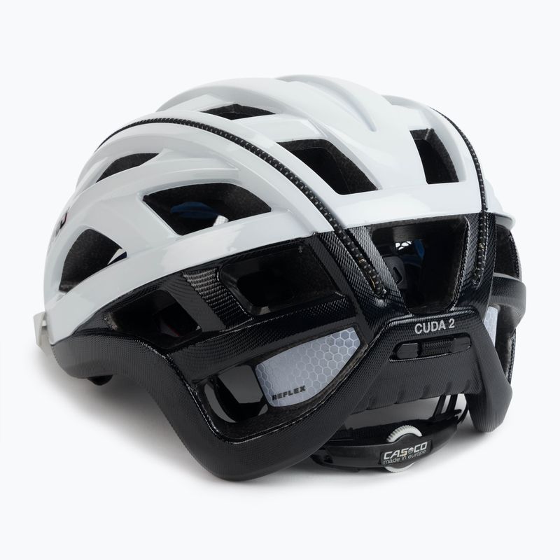 Kask rowerowy CASCO Cuda 2 white/black 4
