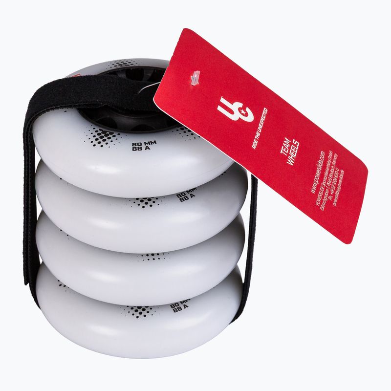 Kółka do rolek UNDERCOVER WHEELS Team Pro 80 mm/88A 4 szt. white