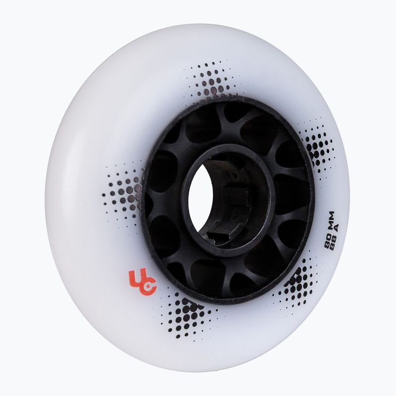 Kółka do rolek UNDERCOVER WHEELS Team Pro 80 mm/88A 4 szt. white 4