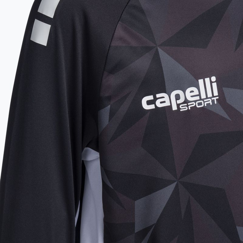 Longsleeve piłkarski dziecięcy Capelli Pitch Star Goalkeeper black/white 3