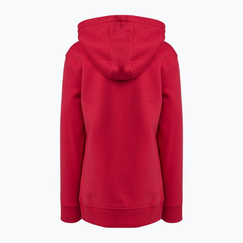 Bluza piłkarska dziecięca Capelli Basics Youth Zip Hoodie red 2