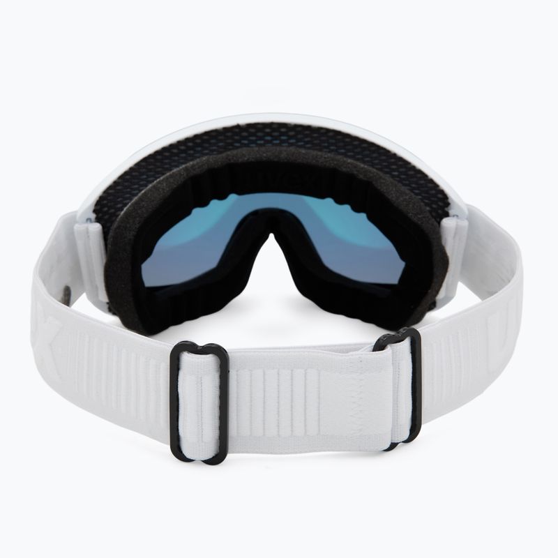 Gogle narciarskie UVEX Topic white matt/mirror orange blue 3