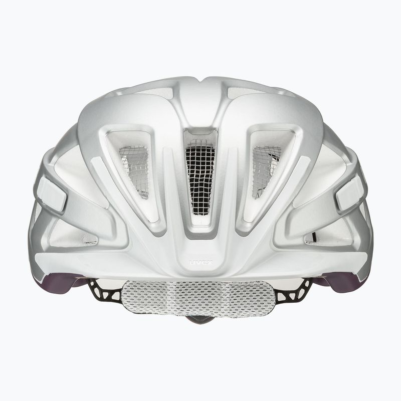 Kask rowerowy UVEX City Active silver/plum matt 9