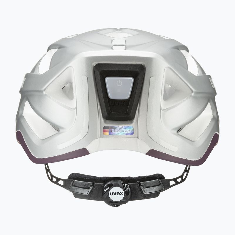 Kask rowerowy UVEX City Active silver/plum matt 10