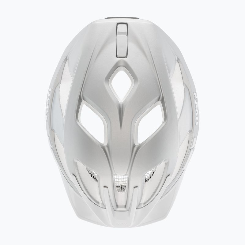 Kask rowerowy UVEX City Active silver/plum matt 12