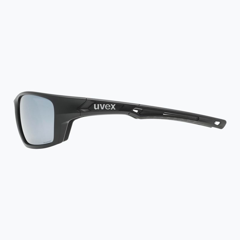 Okulary przeciwsłoneczne UVEX Sportstyle 232 P black matt/polavision mirror silver 6