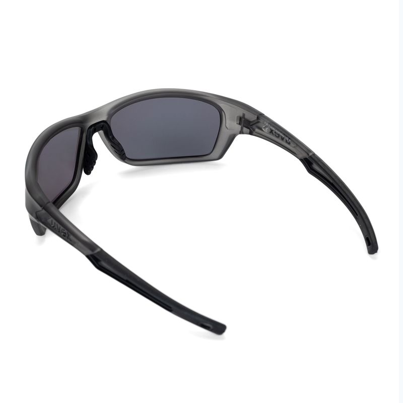 Okulary przeciwsłoneczne UVEX Sportstyle 232 P smoke matt/polavision mirror green 2