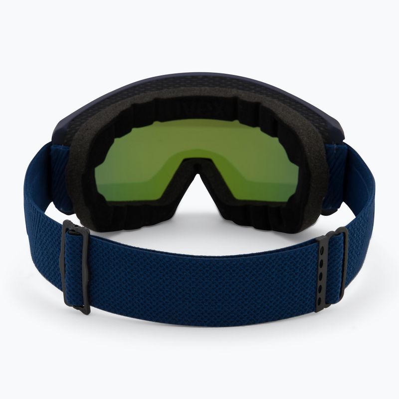 Gogle narciarskie UVEX Athletic CV navy matt/mirror orange green 3