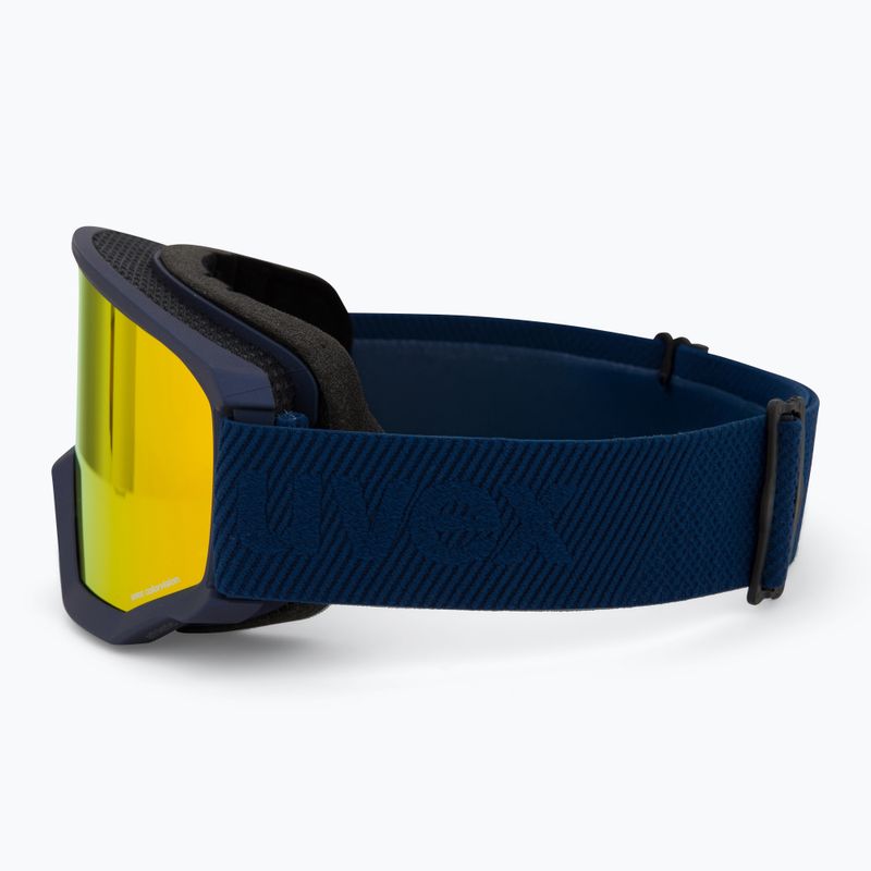 Gogle narciarskie UVEX Athletic CV navy matt/mirror orange green 4