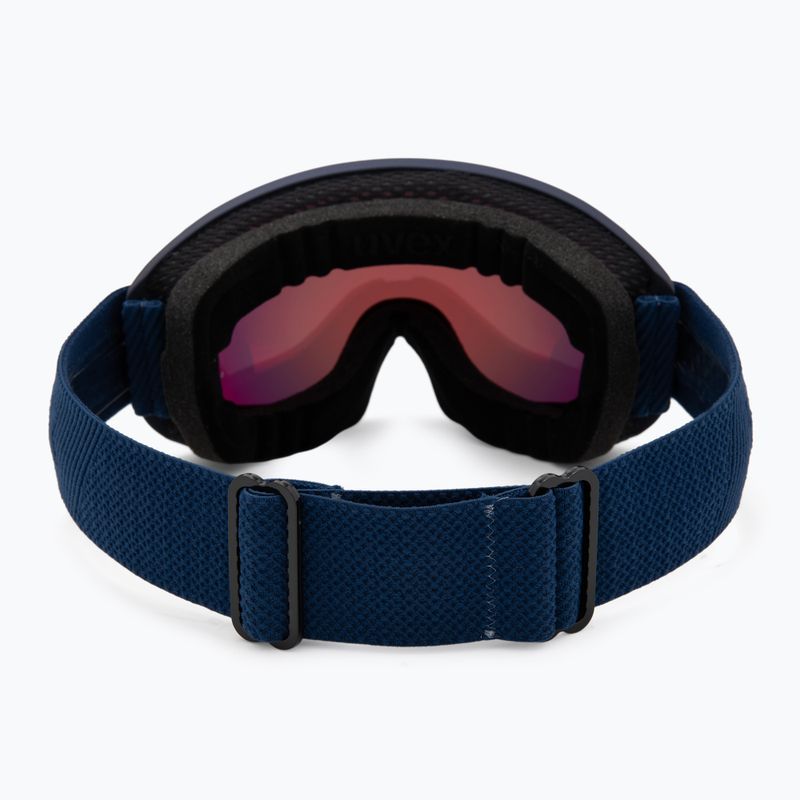 Gogle narciarskie UVEX Topic navy matt/mirror rainbow rose 3