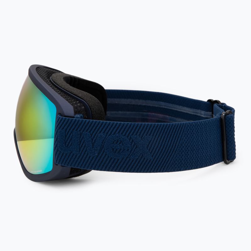 Gogle narciarskie UVEX Topic navy matt/mirror rainbow rose 4