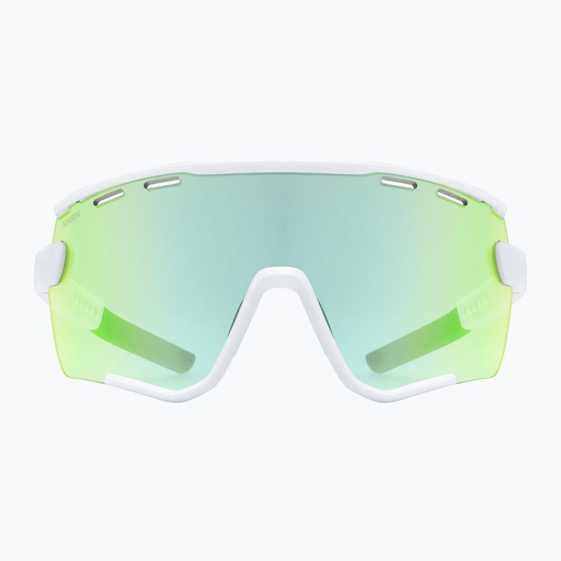Okulary przeciwsłoneczne UVEX Sportstyle 236 Set white matt/mirror green 2