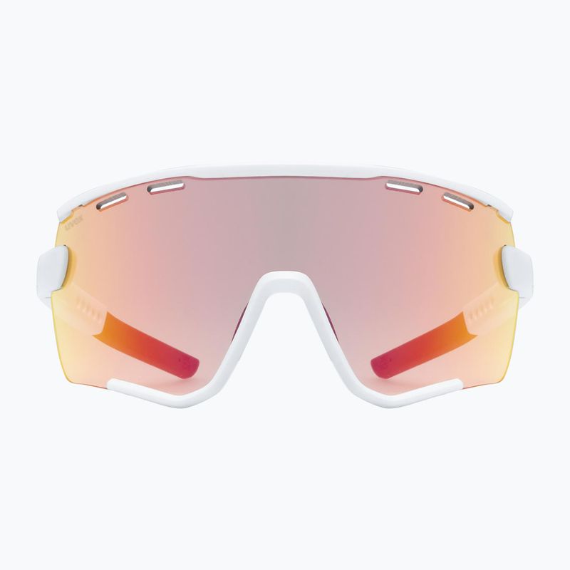 Okulary przeciwsłoneczne UVEX Sportstyle 236 Small Set white matt/mirror red/clear 2