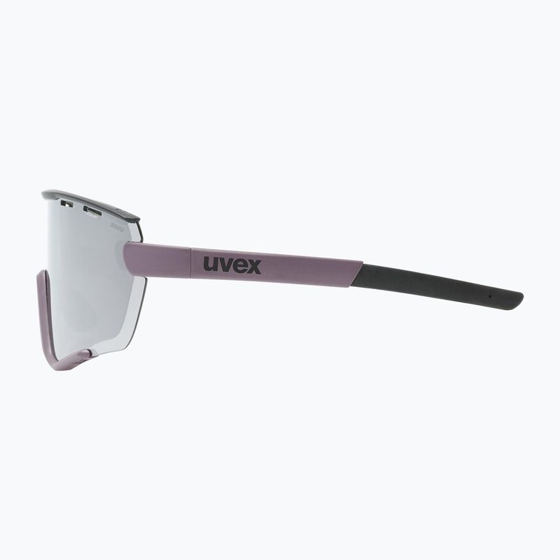Okulary przeciwsłoneczne UVEX Sportstyle 236 Small Set plum black matt/mirror silver/clear 4