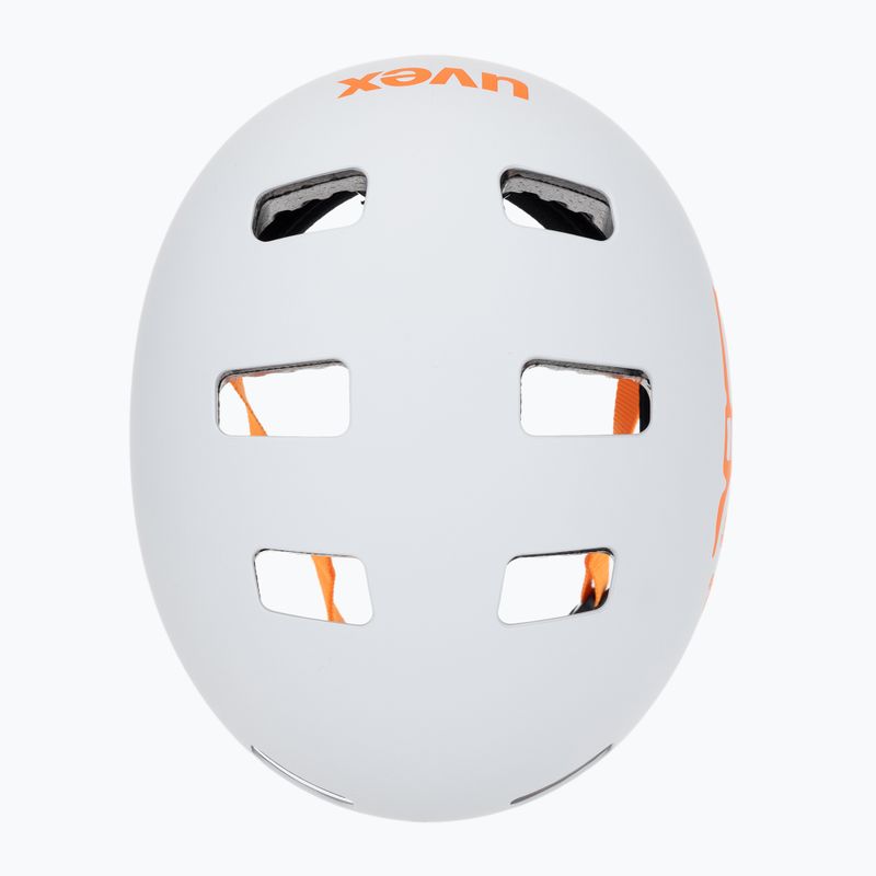 Kask dziecięcy UVEX Kid 3 CC dirtbike light grey/orange 6