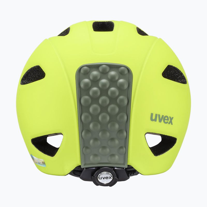 Kask rowerowy dziecięcy UVEX Oyo Jr neon yellow/moss green matt 8