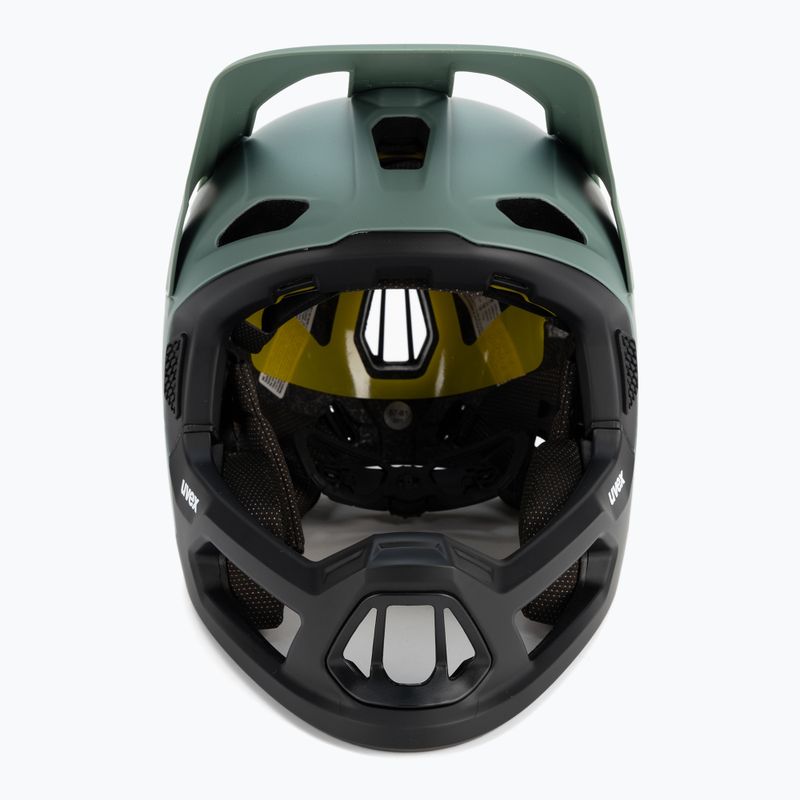 Kask rowerowy UVEX Revolt MIPS moss green/black matt 2
