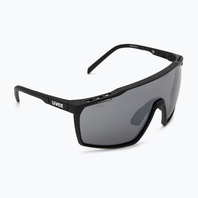 Okulary przeciwsłoneczne UVEX Mtn Perform black matt/mirror silver