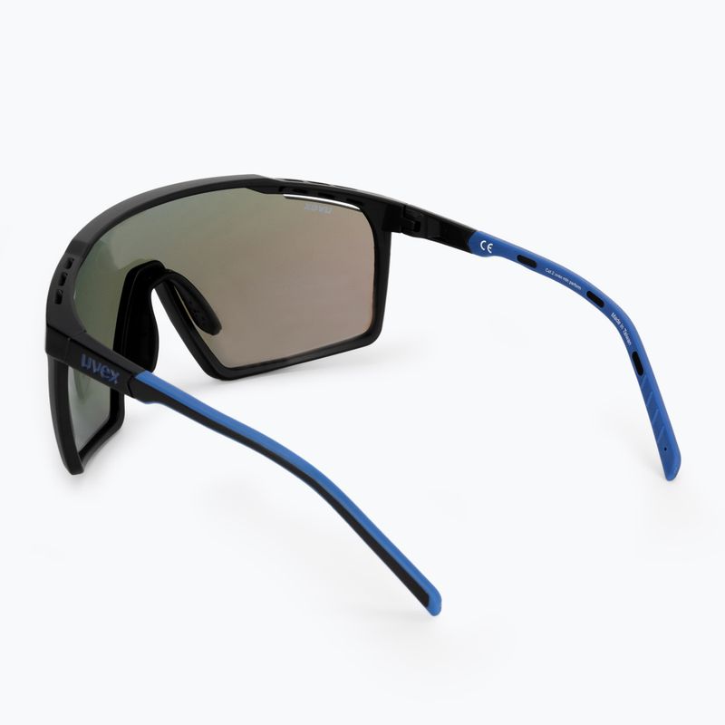 Okulary przeciwsłoneczne UVEX Mtn Perform black blue matt/mirror blue 2