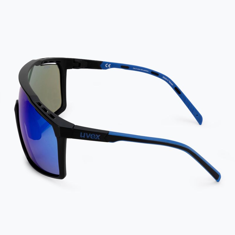 Okulary przeciwsłoneczne UVEX Mtn Perform black blue matt/mirror blue 4