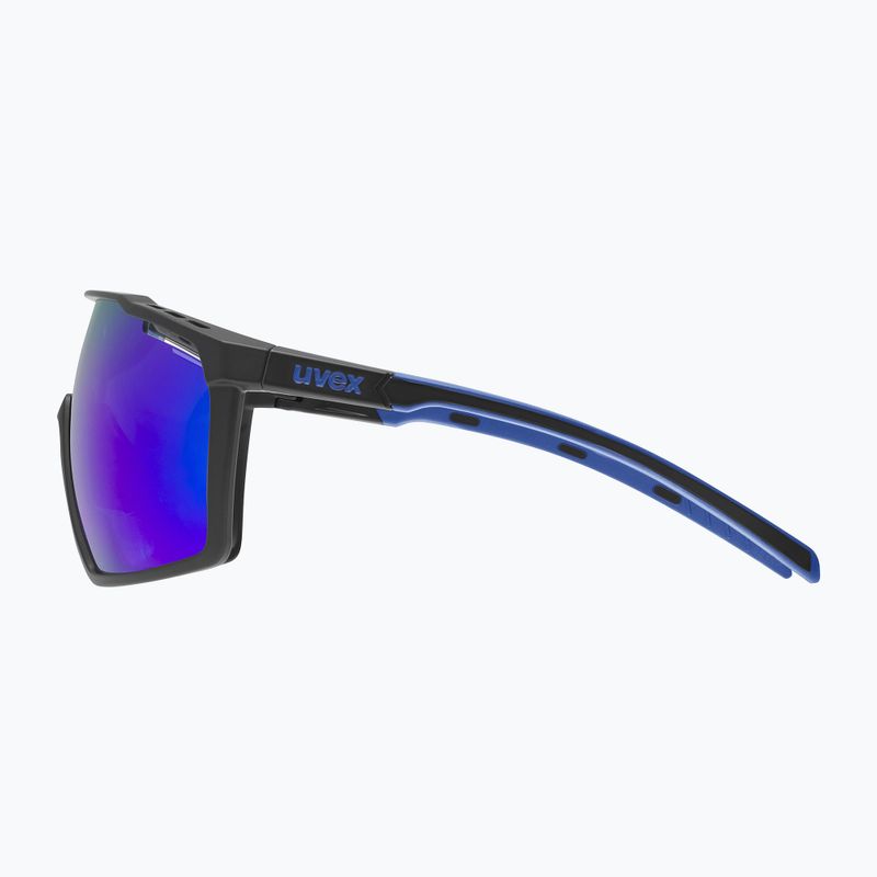 Okulary przeciwsłoneczne UVEX Mtn Perform black blue matt/mirror blue 7