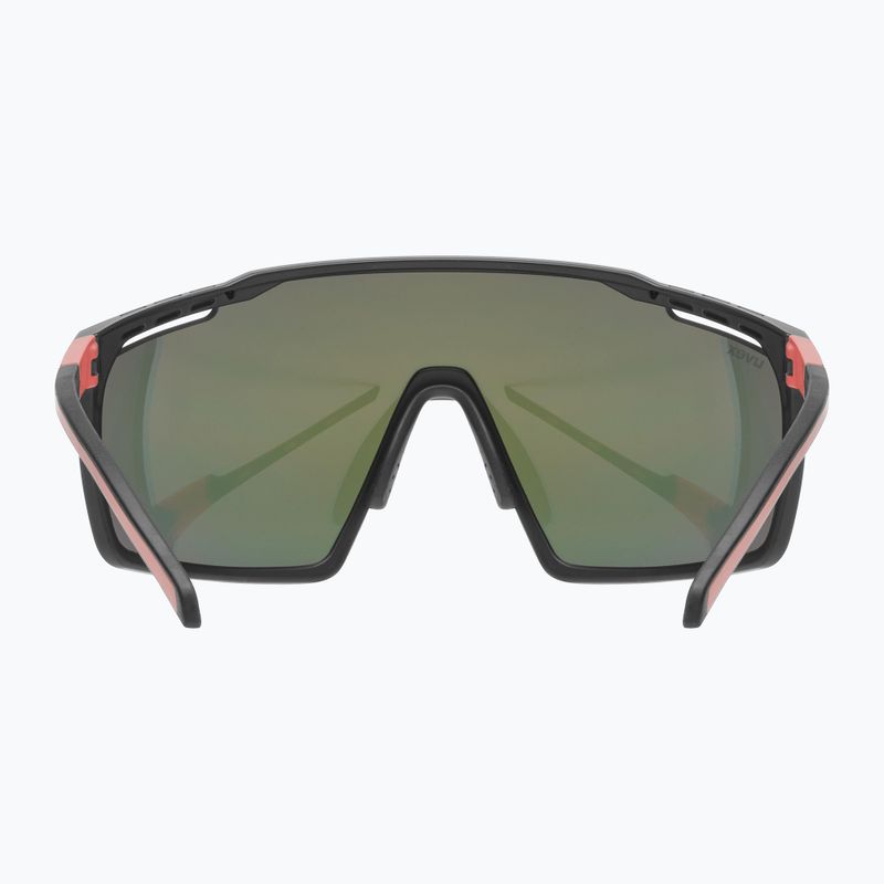 Okulary przeciwsłoneczne UVEX Mtn Perform black red matt/mirror red 9
