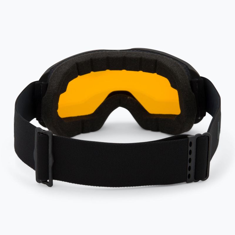 Gogle narciarskie UVEX Elemnt FM black matt/mirror green clear lasergold lite 3