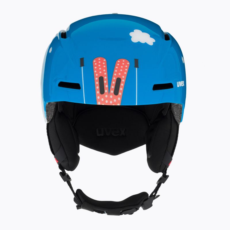 Kask narciarski dziecięcy UVEX Viti Jr blue bear 2