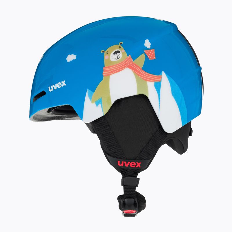 Kask narciarski dziecięcy UVEX Viti Jr blue bear 5