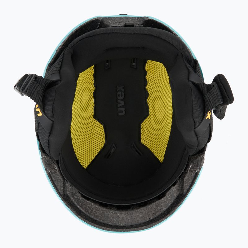 Kask narciarski dziecięcy UVEX Viti Jr turquoise rabbit 5