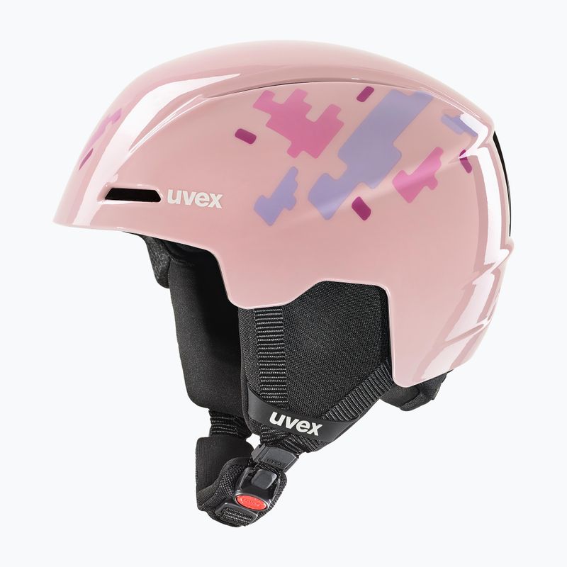 Kask narciarski dziecięcy UVEX Viti Jr pink puzzle 6