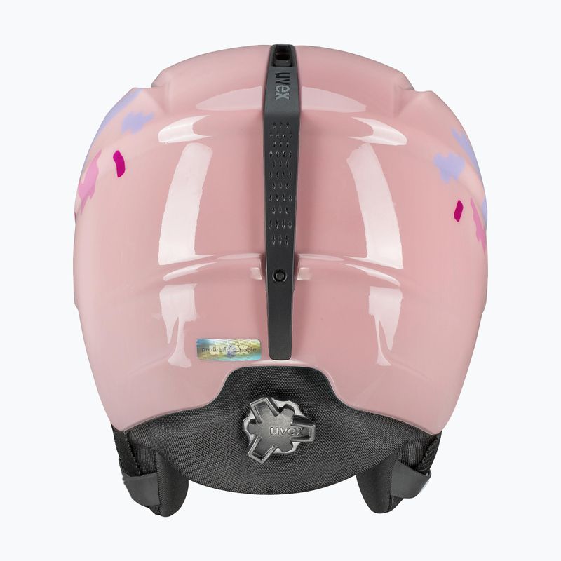 Kask narciarski dziecięcy UVEX Viti Jr pink puzzle 8