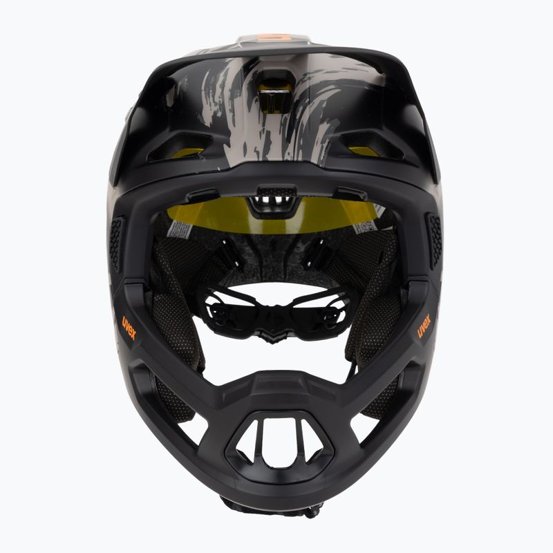 Kask rowerowy UVEX Revolt MIPS oak brown/orange matt 2