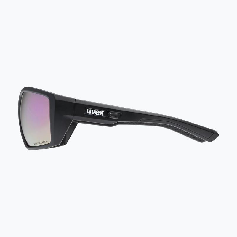 Okulary przeciwsłoneczne UVEX Mtn Venture CV black matt/mirror pink 8