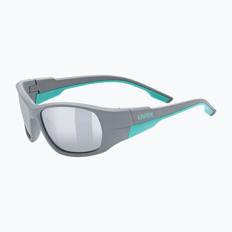 Okulary przeciwsłoneczne dziecięce UVEX Sportstyle 514 grey matt/mirror silver 5