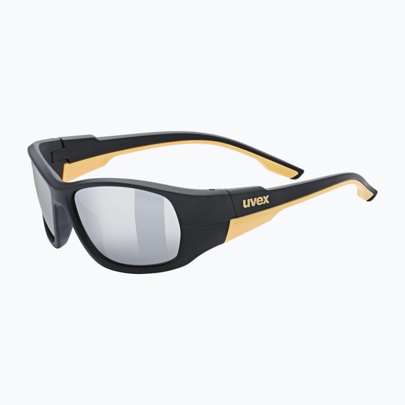 Okulary przeciwsłoneczne dziecięce UVEX Sportstyle 514 black matt/mirror silver 5