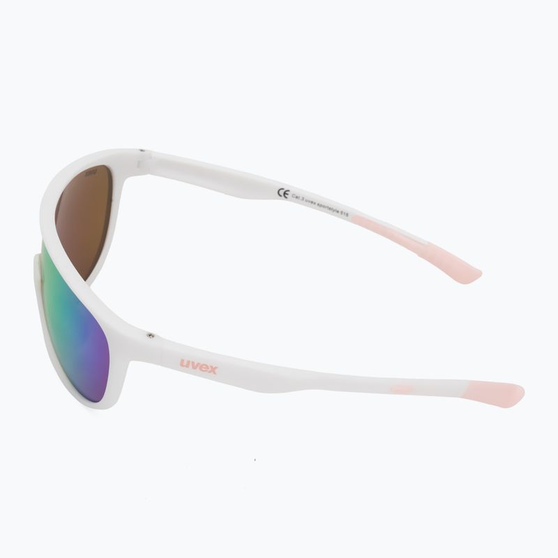 Okulary przeciwsłoneczne dziecięce UVEX Sportstyle 515 white matt/mirror pink 4
