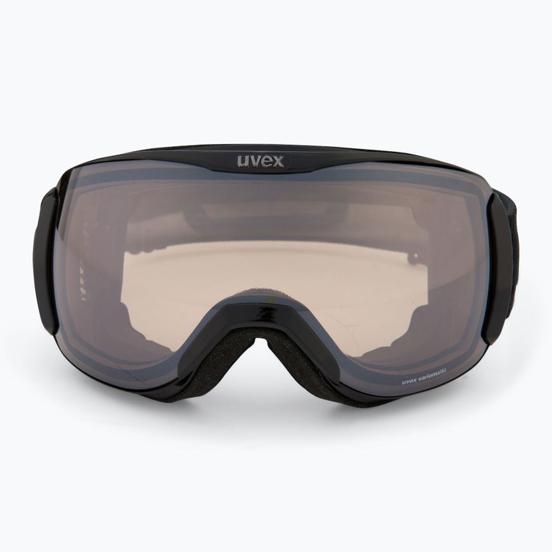 Gogle narciarskie UVEX Downhill 2100 V black shiny/mirror silver clear 2