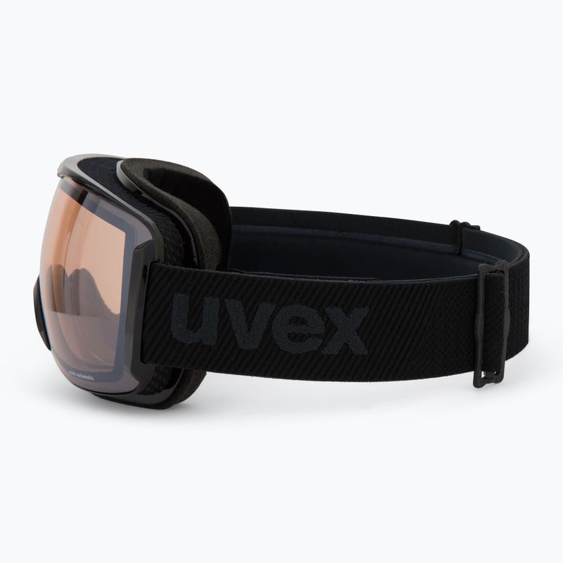 Gogle narciarskie UVEX Downhill 2100 V black shiny/mirror silver clear 4