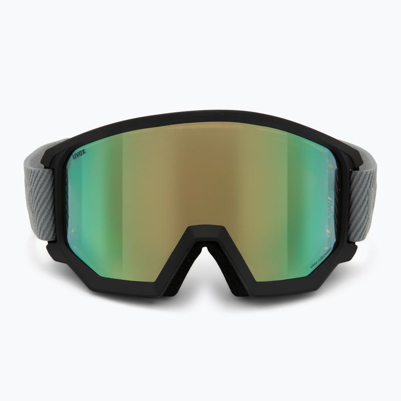 Gogle narciarskie UVEX Athletic CV black matt/mirror opal colorvision yellow 2