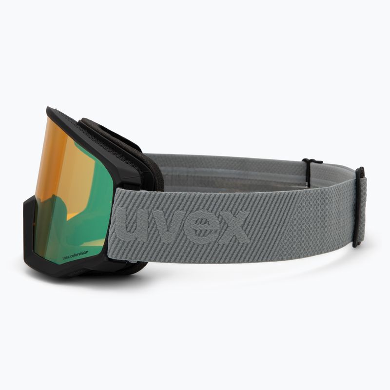 Gogle narciarskie UVEX Athletic CV black matt/mirror opal colorvision yellow 4