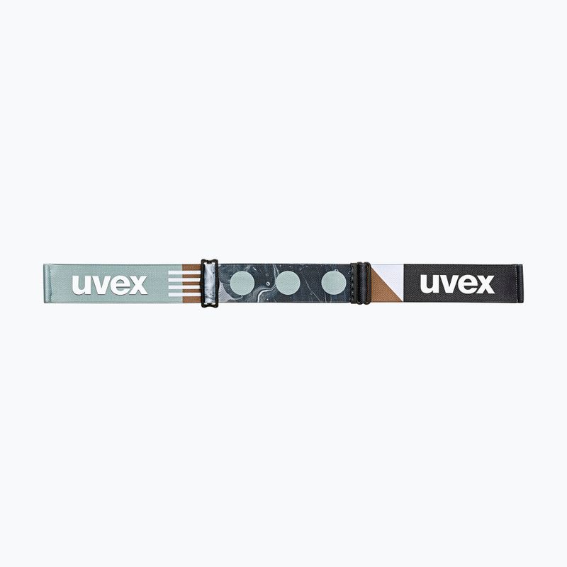 Gogle narciarskie UVEX Xcitd CV black matt/mirror opal yellow 5