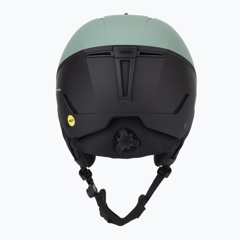Kask narciarski UVEX Stance MIPS oxid green/black matt 4