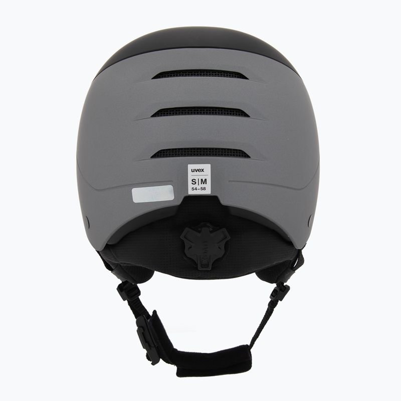 Kask narciarski UVEX Wanted Visor Pro V black/silver matt 4