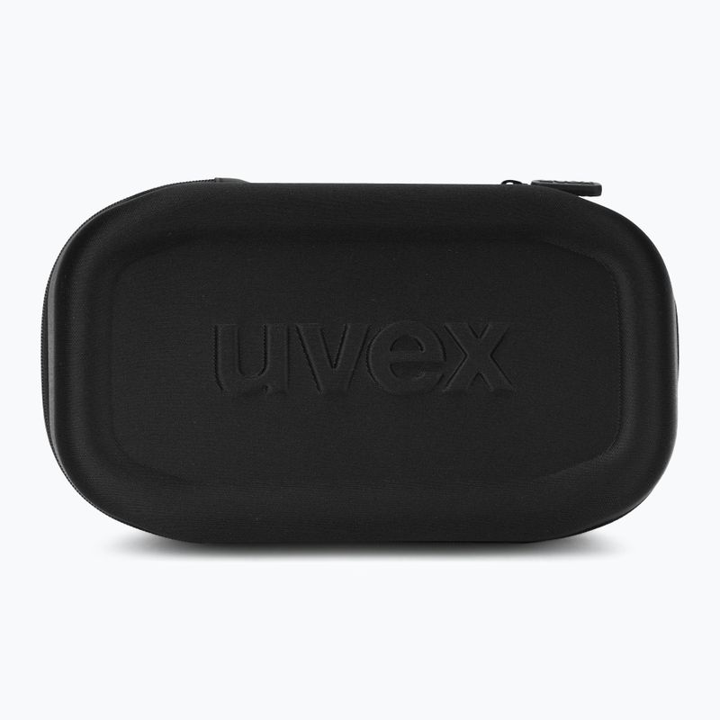 Gogle narciarskie UVEX Evidnt Attract V + case black matt/mirror green clear/yellow 6
